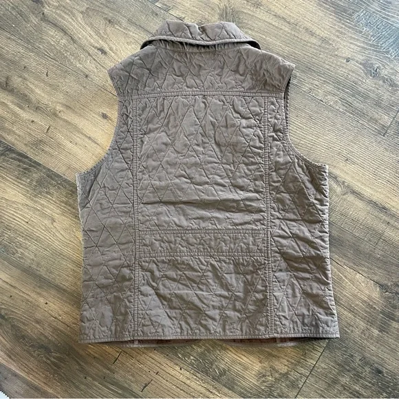 Lands End Women Quilted Vest - Picture 4 of 6
